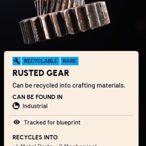 ARC RAIDERS RUSTED GEAR